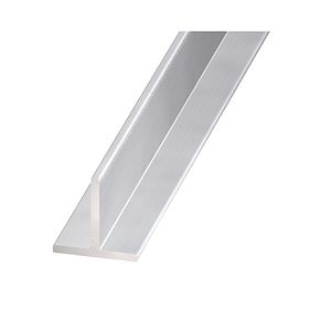 Profil T eloxat, aluminiu, 20 x 20 x 1.5 mm, 1 m