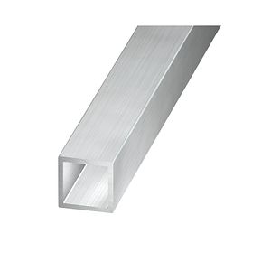 Teava aluminiu brut SAS, 20 x 20mm, 1m