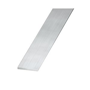 Bara plata aluminiu brut, 40 x 2mm, 1m