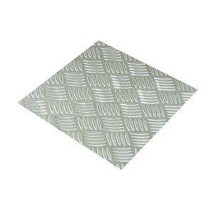 Foaie aluminiu brut SAS, striat, 500 x 250 mm
