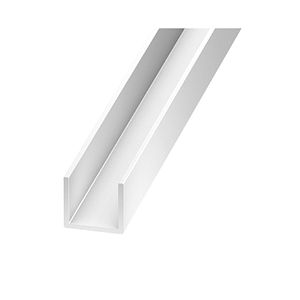 Profil U PVC, 10 x 18 mm, 2.5 m