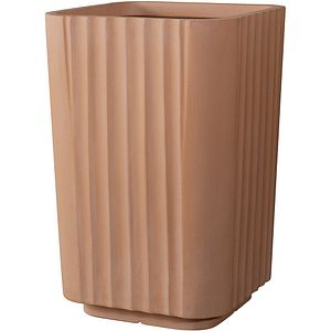 Ghiveci plante DEROMA Quadro Alto, H65 cm, fibre sintetice, maro teracota