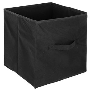 Cutie depozitare, polipropilena, 31 x 31 x 31 cm, negru