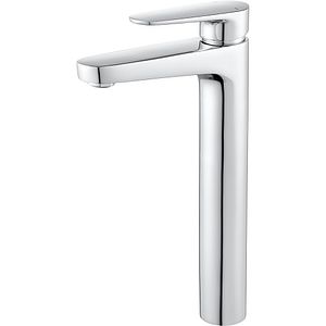 Baterie lavoar GOODHOME Cavally, inaltime 30.1 cm, alama, argintiu