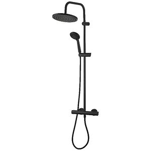 Coloana dus GOODHOME Cavally, termostat, 3 functii, negru