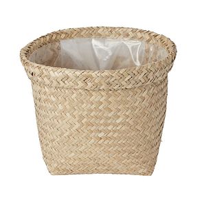 Ghiveci flori GOODHOME, iarba de mare, D 26.5 cm, bej
