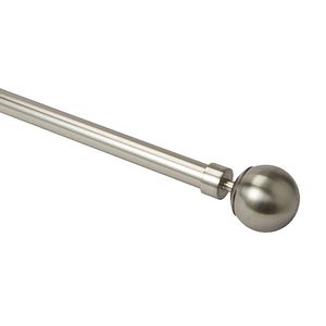 Set galerie simpla extensibila, metal, 210120 cm, diametru 19 mm, gri  GoodHome Athens