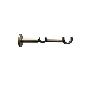 Suport universal lung dublu GOODHOME Antiki, 25 x 5.3 x 5.3 cm, sarcina maxima 5 kg, extensibil, metal, auriu
