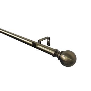 Set galerie extensibila, metal, 3300/2000 cm, diametru 28 mm, auriu GoodHome Antiki
