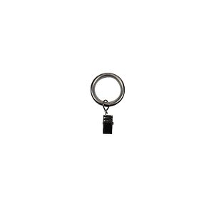 Set inele cu clema pentru galerie, metal, 2.5 cm, diametru 16/19 mm  GoodHome