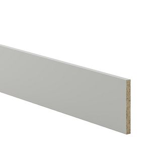 Plinta de bucatarie, PAL, aspect piatra gri mat, margine patrata, 2400mm x 16 mm x 150 mm  GoodHome Garcinia