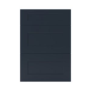 Front usa cu 3 setare GOODHOME Artemisia, MDF, 49.7 x 71.5 x 1.8 cm, bleumarin