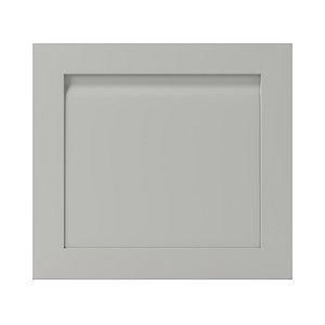 Front usa GOODHOME Garcinia, MDF, sticla, 60 x 54.3 cm, gri
