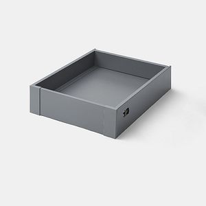 Front usa GOODHOME Soto, aluminiu, 35.5 x 10,5 x 1.3 cm, gri
