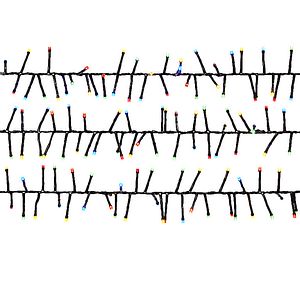 Instalatie brad LED UOML9119, 300 leduri, 8 functii, iluminat multicolor