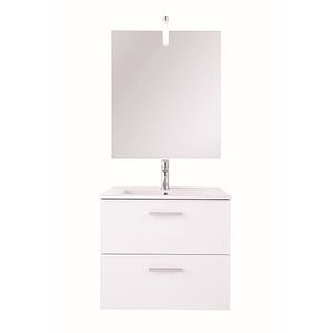Oglinda baie GoodHome Slapton, dreptunghiulara, 60 x 70 cm, iluminare halogen