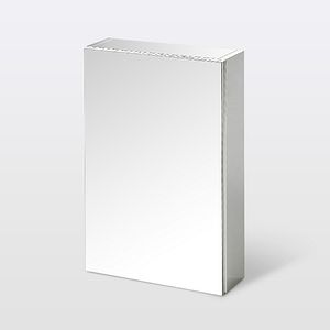 Dulap baie cu oglinda GoodHome Imandra, suspendat, 40 x 15 x 60 cm, alb