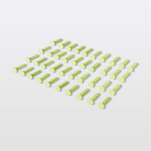 Cuie fixare plinta GOODHOME, PVC, 27 x 5 x 5 mm, 40 bucati, verde