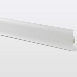 Plinta parchet GOODHOME, PVC, 220 x 5.9 x 2.3 cm, alb