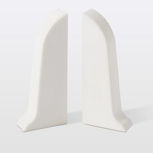 Accesorii imbinare plinta GOODHOME, PVC, 570 x 5.7 x 2.33 cm, 2 bucati, alb