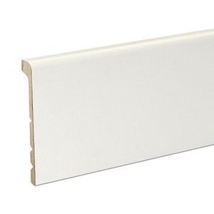 Plinta parchet GOODHOME, MDF, 220 x 13.8 x 2.6 cm, alb
