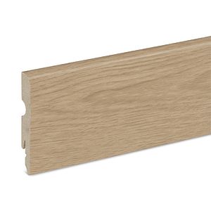 Plinta parchet GOODHOME, MDF, 220 x 8 x 1.3 cm, natur