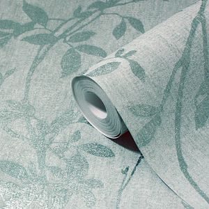 Tapet netesut, 0.53 x 10.05 m, verde