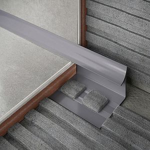 Profil interior semirotund DIALL, 9 mm, PVC, gri