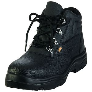 Bocanci protectie SITE, S1P, piele, barbati, marimea 47, negru