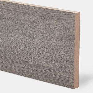 Plinta GoodHome Chia, 240 x 15 x 1.6 cm, gri stejar
