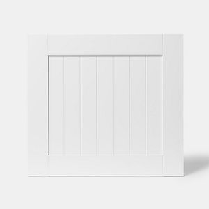 Front usa GOODHOME Alpinia, MDF, 59.7 x 54.3 x 1.8 cm, alb