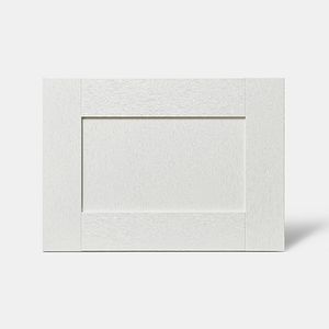 Front usa GOODHOME Alpinia, MDF, 49.7 x 35.6 x 1.8 cm, alb