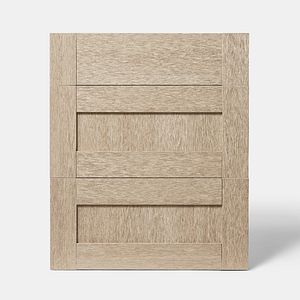 Front usa cu 3 sertare GOODHOME Alpinia, PAL, MDF, 59.7 x 71.5 x 1.8 cm, maro