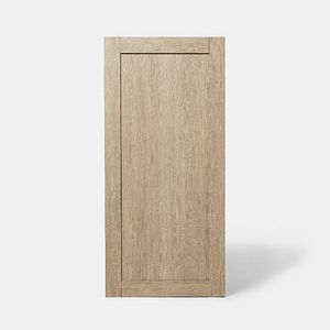 Front usa GOODHOME Alpinia, MDF, 70:30, 60 cm, maro, finisaj stejar
