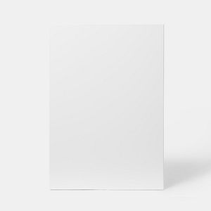 Front usa GOODHOME Stevia, MDF, 49.7 x 71.5 x 1.8 cm, alb