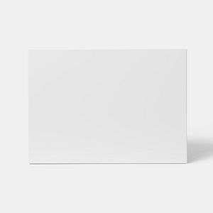 Front usa GOODHOME Stevia, MDF, 49.7 x 35.6 x 1.8 cm, alb