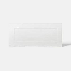 Front pliabil cu 2 sertare GOODHOME Artemisia, MDF, 80 cm, alb