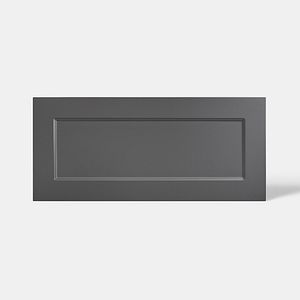 Front usa GOODHOME Artemisia, MDF, 79.7 x 35.6 x 1.8 cm, gri