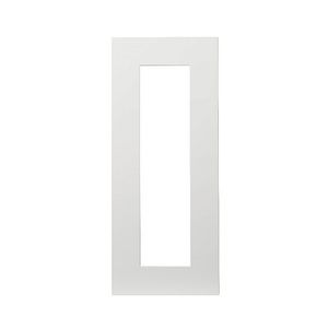 Front usa sticla GOODHOME Alisma, MDF, 30 x 71.5 x 1.8 cm, alb lucios 