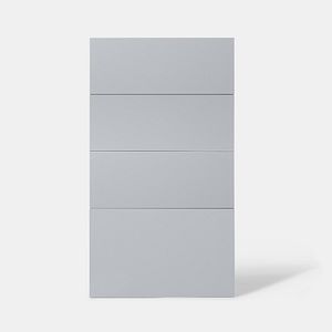 Front usa GOODHOME Alisma, MDF, 39.7 x 71.5 x 1.8 cm, gri