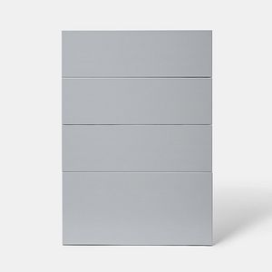 Front usa GOODHOME Artemisia, MDF, 49.7 x 71.5 x 1.8 cm, gri lucios