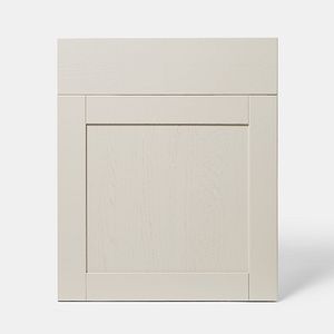 Front usa GOODHOME Verbena, lemn masiv, 59.7 x 71.5 x 2 cm, bej