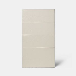 Front usa 4 sertare GOODHOME Verbena, PAL, 39.7 x 71.5 x 2 cm, gri