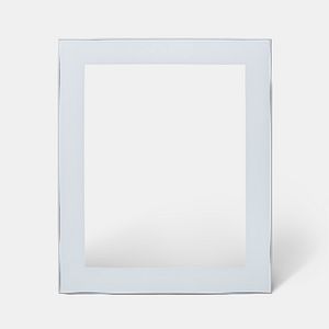 Front usa GOODHOME Winterana, sticla si MDF, 59.7 x 71.5 x 2 cm, alb