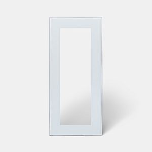 Usa dulap GOODHOME Winterena, MDF, sticla, 80 cm, alb