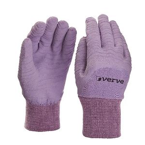 Manusa Verve de gradinarit, impregnata din latex, marime M, mov deschis