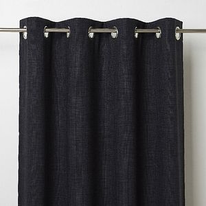 Draperie Novan, 140 x 260 cm, negru  GoodHome
