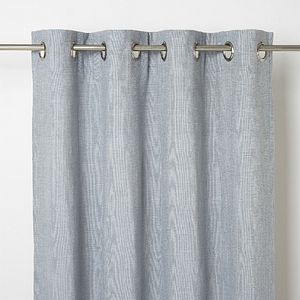 Draperie GOODHOME Tiga, poliester, 140 x 260 cm, gri-albastru