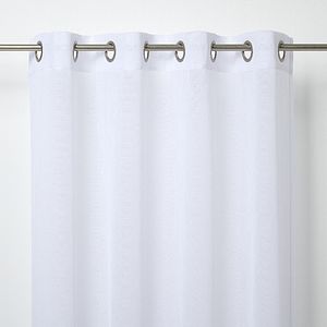 Perdea voal GOODHOME Huka, poliester, 140 x 260 cm, alb