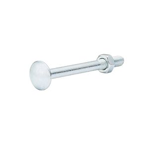 Surub cu cap bombat si gat patrat, 8 x 80 mm, vrac